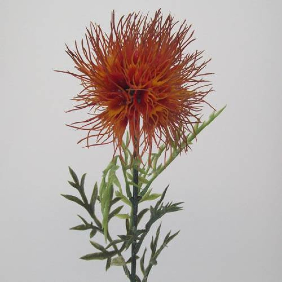 Thistle Spray Flame 60cm Artificial Flowers